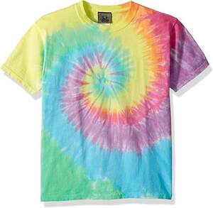 Liquid Blue Kids' Pastel Spiral Short Sleeve T-Shirt